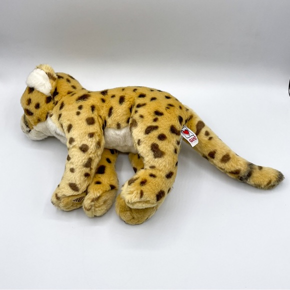 Webkinz Signature Cheetah Plush Realistic Cat Leopard Ganz Stuffed Animal 10inch - Picture 5 of 10